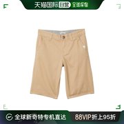 香港直邮潮奢quiksilver男童everyday斜纹棉布浅色，短裤(学步