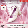 KISSKITTY珍宝系列玛丽珍高跟鞋秋季通勤珍珠气质配裙子单鞋