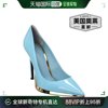 Giuseppe Zanotti Braquel 105 乙烯基高跟鞋 - 蓝色 美国奥莱