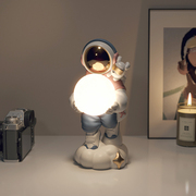 太空人小夜灯摆件创意电竞房儿童，房桌面装饰品宇航员男生生日礼物