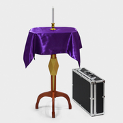 舞台魔术道具 多功能漂浮桌(送木制花瓶+金色烛台) 飘桌 飞桌