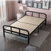 折叠床午休单人床实木，床板1.2米简易双人铁架，家用小床硬板加固1米
