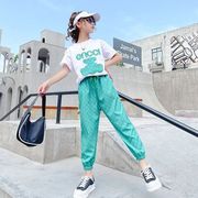 女童夏装套装9岁中童大童运动服11网红8短袖12夏天10洋气两件套13