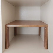 定制衣柜橱柜分层隔板台面架子收纳整理架实木一层分隔客厅置物架