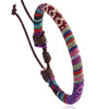 波西米亚民族风编织手链女简约百搭尼泊尔彩色手绳首饰