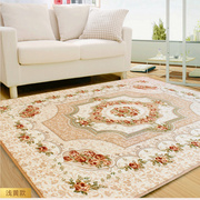 高档欧式地毯客厅卧室满铺大地毯，床边毯沙发，茶几毯防滑加厚简约