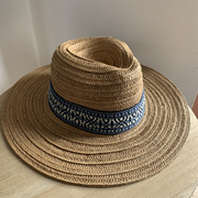 AMI 波西米亚民族风礼帽子女夏草帽沙滩帽出游百搭遮阳防晒太阳帽