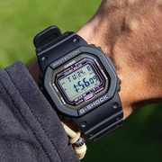 卡西欧原点小方块手表，男太阳能电波日产旋盖式石英表gw-5000u-1jf
