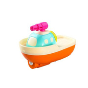 适用纳奇儿童洗澡玩具船戏水快艇可下水电动喷水发条防水仿真模型