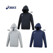 日本直邮ASICS 男士运动套头连帽衫健身训练上衣连帽衫长袖黑灰色