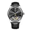 商务男防水品牌手表皮带机械，瑞士真皮陀飞轮钢带夜光国产腕表