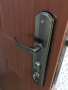 防盗门把手锁整套执手锁大门锁防盗锁门通用型加厚面板235孔6068