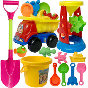 儿童沙滩玩具套餐男女小孩，沙漏沙车铲子戏水挖沙子，大号决明子工具