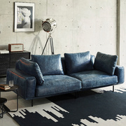 DOJUS北欧真皮沙发客厅头层牛皮创意现代简约皮艺三人位沙发组合