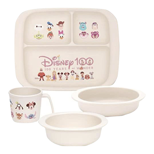 日本美乐蒂迪士尼儿童，餐具套装饭碗，水杯宝宝辅食碗可微波炉2343