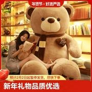 泰迪熊公仔抱抱熊熊毛绒玩具大号大熊儿童玩偶睡觉抱枕娃娃新年礼