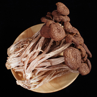 茶树菇干货不开伞天然野生菌，菇新鲜剪根茶树菇500g