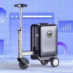 爱尔威SE3S豪华版伸缩20寸电动行李箱骑行旅行登机智能箱男女