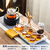 喝茶茶具单人茶具蒸汽煮茶器，黑茶煮茶壶，整套玻璃茶具套装