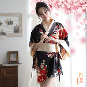 日式情趣和服性感纯欲制服，内衣套装诱惑cos和服，短款睡裙长袖睡袍