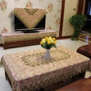 2023欧式茶几桌布布艺，长方形客厅家用餐桌布，小方桌正方形台布椅垫