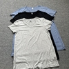 外贸女士夏季纯色薄款莫代尔V领贴身弹力柔软短袖 半袖T恤 基础衫