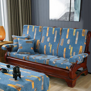 实木沙发垫带靠背红木沙发坐垫加厚海绵垫子联邦椅垫春秋椅垫