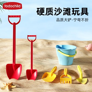 儿童沙滩玩具套装铲子，和桶宝宝海边玩沙子工具，加厚挖沙铲土铲大号