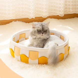 猫窝四季通用猫咪沙发狗窝可拆洗宠物用品猫屋冬季保暖猫床宠物床