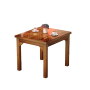 佳曲美实木碳化饭店桌椅餐厅快餐桌椅面馆小吃烧烤火锅店商用餐桌