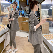 2022时尚春夏秋季套装，韩版休闲西装，女显瘦小巧两件套