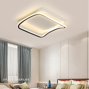 LED超薄斜边智能几何方形吸顶灯现代简约客厅餐厅卧室灯具