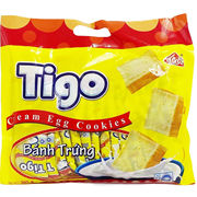 越南进口 Tigo面包干奶油蛋糕饼干300克30小包东南亚零食小吃