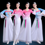 云裳古典舞民族舞广场舞蹈服中国风长裙扇子伞舞演出比赛服装