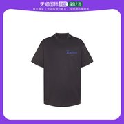 香港直邮liuregali徽标，细节短袖t恤lrg22fw023agyxybrown