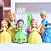 原单散货 卡通人偶小女孩公主模型摆件 PVC玩具