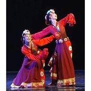 藏族舞蹈服装心声表演服服藏服学生，演出服民族舞台服女裙