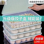 加大号冰冻饺子盒家用多层盒装厨房冰箱收纳盒放大包子馒头的盒子