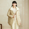 米珂拉羽绒服女中长款冬季韩版宽松白鸭绒加厚保暖外套