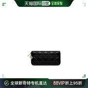 香港直邮dior黑色长款钱包s0007onmj900