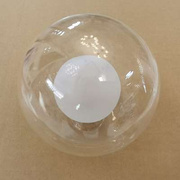 透明玻璃灯罩球中球双层g9圆球北欧后现代魔豆泡泡球12cm灯罩