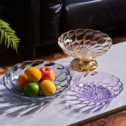 创意水果盘子欧式客厅茶几零食盘现代家用糖果盘北欧简约收纳盘