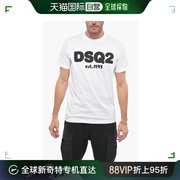 韩国直邮DSQUARED2短袖T恤男S74GD1086 S23009 100White