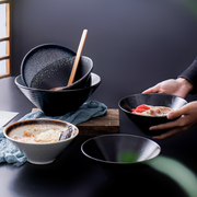 日式陶瓷碗拉面碗创意餐具吃面大碗家用味千斗笠碗饭汤碗大号碗筷