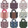 出口日本印花购物袋环保袋可折叠收纳包花朵欧美风女士单肩包北欧