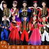 元旦幼儿女童新疆舞演出服儿童款维族舞蹈服回族少数民族表演服装