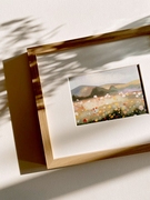 天然实木相框柚木画框挂墙黑胡桃木，镜框照片摆台定制做窄边框相片