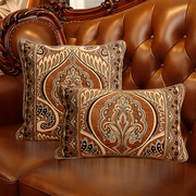 欧式沙发靠垫抱枕客厅简约现代样板房卧室床头腰枕靠枕含芯套美式