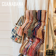 西班牙Guanabana品牌手工编织哥伦比亚Wayuu瓦尤部落民族腰带装饰