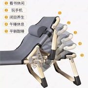 折叠床寝室轻便省空间陪护椅透气沙发椅床铺看护床沙滩单人